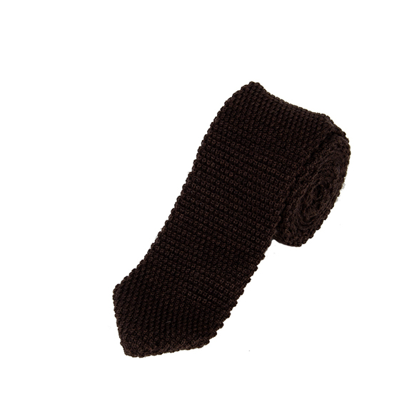 Z ZEGNA CHOCOLATE CLASSIC TIE | MENS - Picture 1 of 4